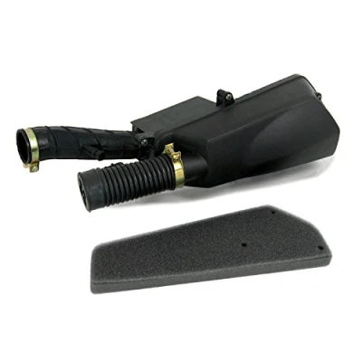 Afbeelding van Vervangend luchtfilter + GY6 / 139QMA luchtfilterbox 139QMB motor, motoren (50 cc 4 takt)