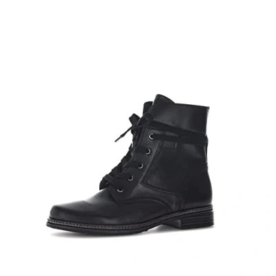 Afbeelding van Gabor Veterboots, Dames, Maat: 37.5, Schwarz ra cogn Leer