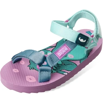 Afbeelding van Disney Stitch sandalen voor kinderen, meisjes, open schoenen, zomer, maat 27 35, Paars/Blauw