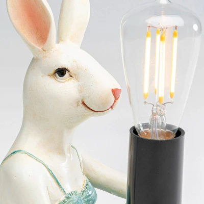 Afbeelding van KARE Girl Rabbit tafellamp van polyresin