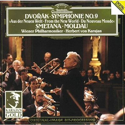 Afbeelding van Wiener Philharmoniker, Herbert Von Karajan Dvorak: Symphony no.9 Smetana: Ma Vlast (CD)