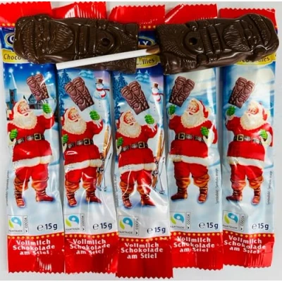 Afbeelding van OYOY 240 stuks lolly&#039;s van elk 15 g volle melkchocolade, g, ideaal als kerstfeestcadeau, chocolade, Sinterklaas, losse