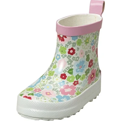 Afbeelding van Playshoes Korte Regenlaarzen Bloemen Maat 26