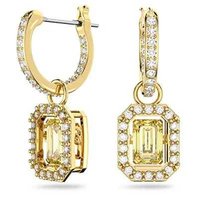 Afbeelding van Swarovski dames Millenia oorringen met kristal in de kleur Goud
