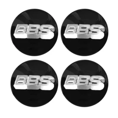 Afbeelding van SANSHAOS Set van 4 wieldoppen voor autowielmidden met BBS logo 56 mm, 60 65 70 80 stuks, D mm