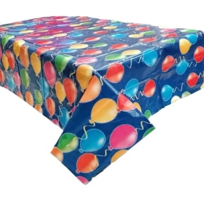 Afbeelding van ALMACENESADAN, 5166, verjaardagsfeestpakket, tafelkleed 120 x 180 cm, licentie (ballonnen)