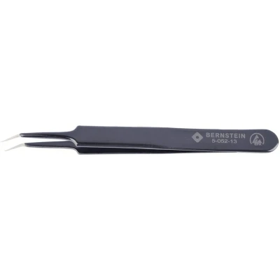 Afbeelding van Bernstein Tools for Electronics 5 052 13 SMD pincet 5b SA ESD Super spits, gebogen 110 mm