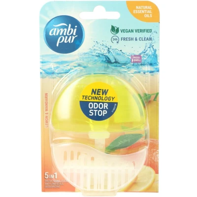 Afbeelding van Ambi Pur Toiletblok Starterkit 5in1 Lemon &amp; Mandarine