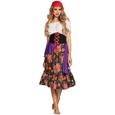 Afbeelding van Boland Kostuum Rilana (40/42) Volwassenen Buikdanseres Gypsy