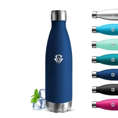 Afbeelding van Grsta 750 ml thermosfles, BPA vrij, roestvrijstalen fles, lekvrij, 18/8 roestvrij staal, schoolflessen, camping, kantoor, reizen, fitness