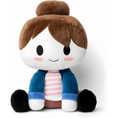 Afbeelding van wiztex Blox Buddy YouTube Video Stuffed Animal Box pluche dier cadeau voor kinderen en fans (blauw)