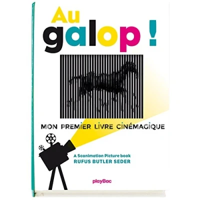 Afbeelding van Au galop !: Mon premier livre cinémagique