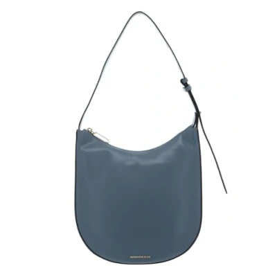 Afbeelding van MANDARINA DUCK Leren Schoudertas Luna Hobo Stormy Weather Donkergrijs