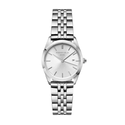Afbeelding van Rosefield dames The Ace XS horloge ASSSS A20 in de kleur Zilver