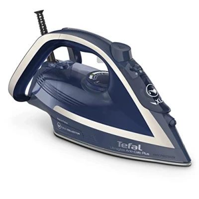 Image de Fer à Repasser Tefal Ultragliss Anti Calcaire Plus FV6830 0.27L 2800W Goutte Bleu