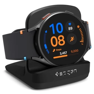 Afbeelding van Spigen S352 Ontwikkeld voor Galaxy Watch 4 Laadstation / 3 Active Zwart