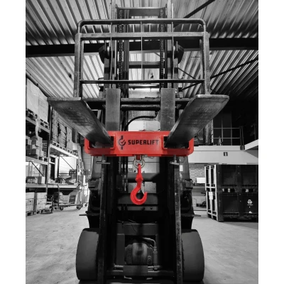 Afbeelding van Superlift Lasthaak Voor Heftruck 2500kg Dubbele Vork
