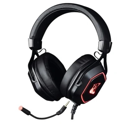 Afbeelding van Drakkar pc pro gaming headset Ragnarok Evo backlight afneembare micfroon 7.1 surround