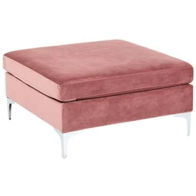 Afbeelding van EVJA Ottomaan Roze Fluweel