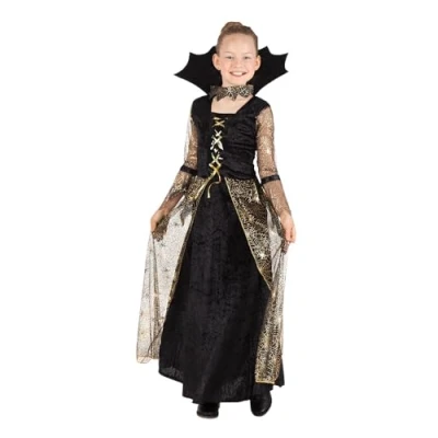 Afbeelding van Boland Kostuum Spiderella (4 6 jr) Kinderen Heks Halloween verkleedkleding