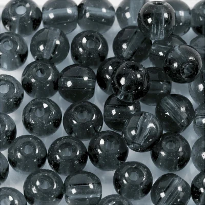 Afbeelding van Creotime Kralenset Rond Grijs 4 Mm 45 Stuks