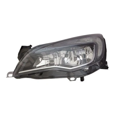 Afbeelding van ALKAR 2762439 Koplampen rechts H7/H7, W21/5W met daglicht elektromotor Behuizing zwart binnengedeelte OPEL: Astra J Hatchback