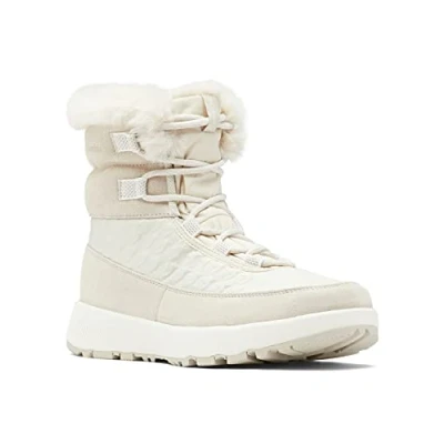 Afbeelding van Columbia SLOPESIDE PEAK LUXE Snowboots, Dames, Maat: 40, Dark stone/sea salt Leer en textiel