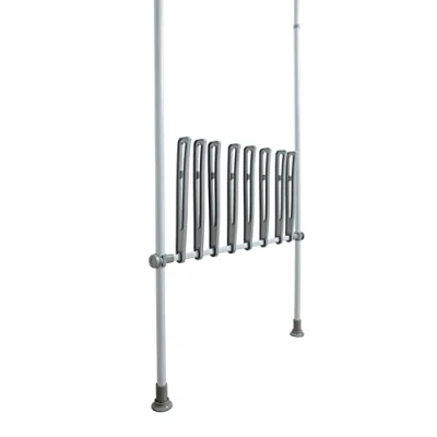 Afbeelding van WENKO Herkules Laarzenhouder voor 4 paar laarzen, ideaal winterlaarzen, rubberlaarzen, rijlaarzen, staal, 94 x 45 6,5 cm, wit