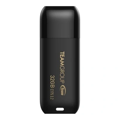 Afbeelding van TEAM GROUP C175 TC175332GB01 USB stick 3.2 Gen 1 (USB 3.1/3.0), leessnelheid 75 MB/s, 1, 32 GB, mat zwart