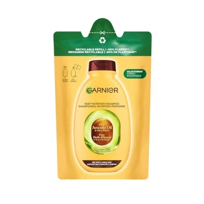 Afbeelding van Garnier Deep Nutrtition Shampoo Avocado Oil Dry Wavy Curly Hair 250ML