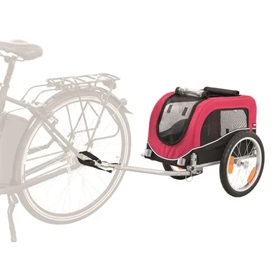 Afbeelding van Trixie Hondenfietskar Zwart / Rood 60X53X60 CM (380848)