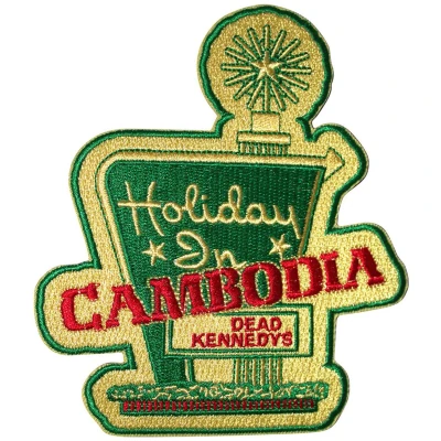Afbeelding van Dead Kennedys Holiday In Cambodia Patch Multicolours