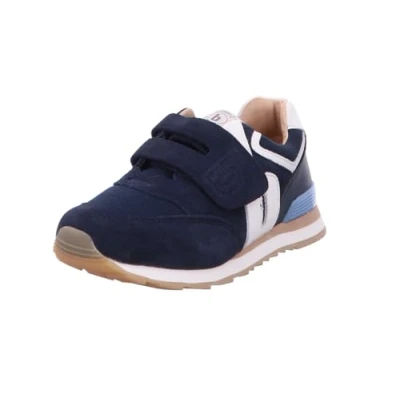 Afbeelding van Bisgaard Winston Sneakers laag voor kinderen, Maat: 26, Ocean Leer en textiel