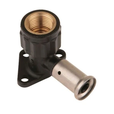 Afbeelding van Henco muurplaat Ø20x1/2&quot; pers x binnendraad. Artikelnr: 2PK 2004BP