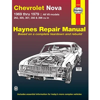 Afbeelding van Chevrolet Nova 1969 79 Owner&#039;s Workshop Manual