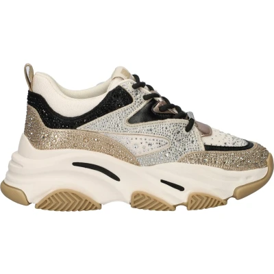 Afbeelding van Steve Madden Privy Sneakers Dames Beige Maat 41