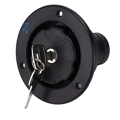 Afbeelding van RV waterdichte watervulstop inlaat tankuitrusting met 2 sleutels geschikt voor deurplaat 30 40 mm camper, aanhanger, caravan, boot