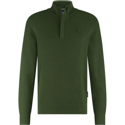 Afbeelding van State of Art Trui Halfzip Donker groen S