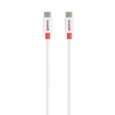 Afbeelding van Skross USB kabel 2.0 C stekker, stekker 0.15 m Wit Rond SKCA0007C C15CN