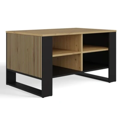 Afbeelding van SALONTAFEL/KOFFIETAFEL KLEUR: ARTISAN EIKEN / ZWART