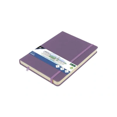 Afbeelding van Kangaro schetsboek A5 heather purple met elastiek en lint K 861293