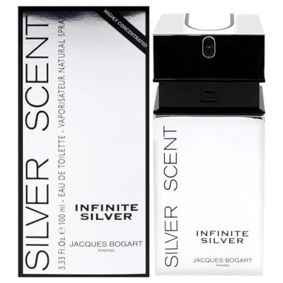 Afbeelding van Jacques Bogart Silver Scent Infinite for Men 3.33 oz EDT Spray