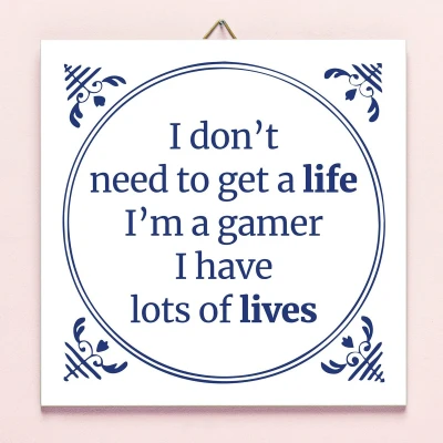 Afbeelding van Tegeltje I&#039;m A Gamer