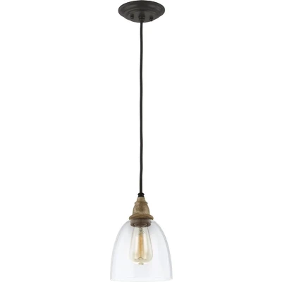 Afbeelding van Hanglamp Steady Lighting Metaal E27 L: 16.2cm Voor Binnen Woonkamer Eetkamer Wood