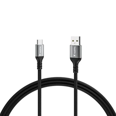 Afbeelding van Varta USB kabel A stekker, C stekker 2.00 m Zwart 57935101111