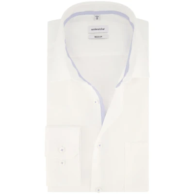 Afbeelding van Seidensticker Business Regular Overhemd, Heren, Maat: 40, White