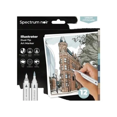 Afbeelding van Spectrum Noir Illustrator 12st Urban Cityscape