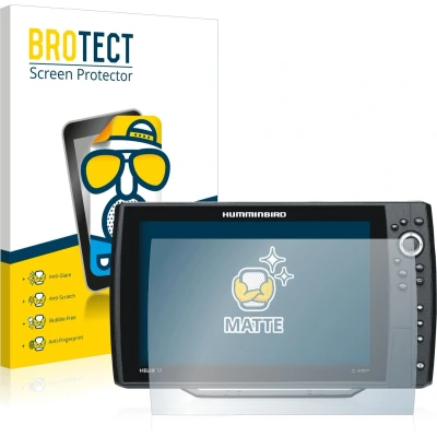Afbeelding van BROTECT Screenprotector voor Humminbird Helix 12 Folie Beschermfolie matte
