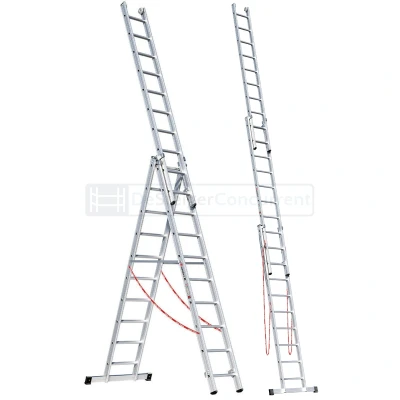 Afbeelding van Euroline 3 delige Reformladder 3x10 Sporten