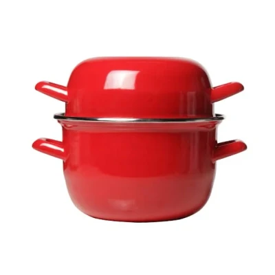 Afbeelding van Cosy &amp; Trendy Mosselpan Rood ø 18 cm / 2.8 Liter
